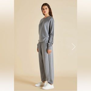 MISSY LONDON SILK-CASHMERE TRACKSUIT